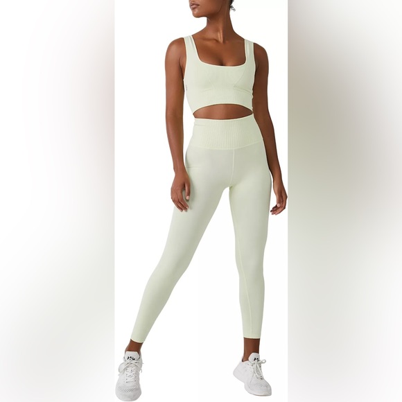 FP MOVEMENT || HighRise 7/8 Good Karma Legging in Whipped Lime - SZ XS/S ⭐️NWT⭐️ - Picture 1 of 7